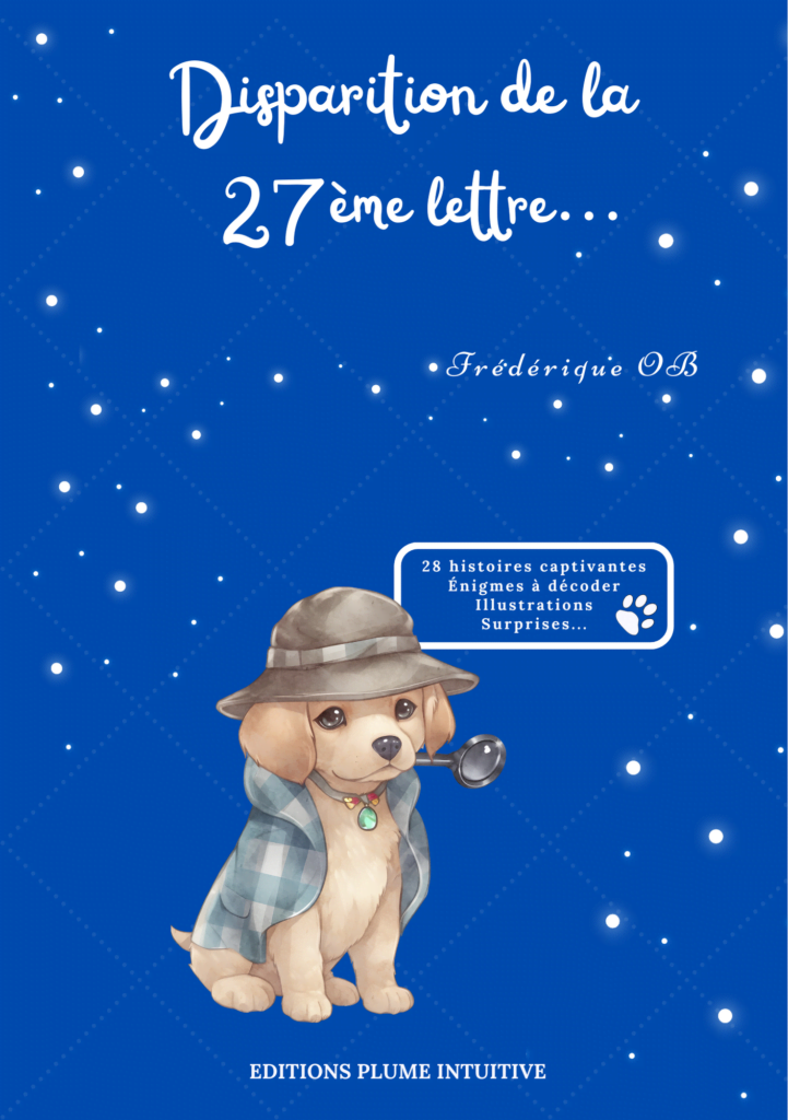 Chien détective - Roman jeunesse Illustration d'un chien détective avec un chapeau et une loupe, prêt à résoudre des mystères dans un roman jeunesse captivant.