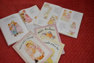Illustrations de mes cinq albums jeunesse Sarah Kay de Vivien Kubbos – Éditions Hemma.